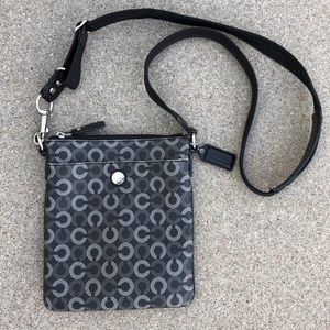 Coach logo crossbody purse